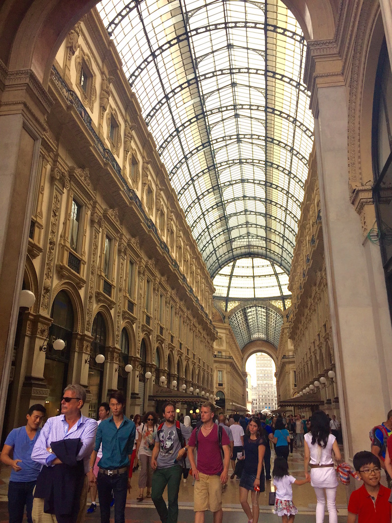 Galleria Vittorio Emanuele II, one of the oldest shopping malls in the world.